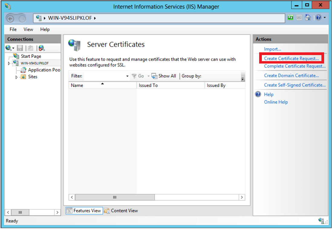 Iis Generate Csr With Private Key